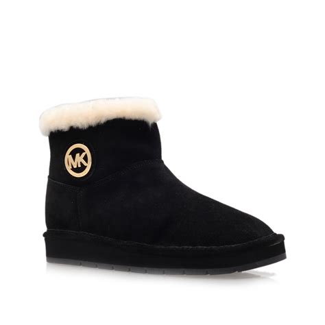 michael kors winter ankle boot black|Michael Kors winter boots platform.